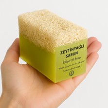 Madame Naturel % 100 Doğal Zeytin Yağlı Güzellik Sabunu Kabak Lifli (120 Gr)