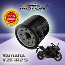 Moton Yamaha Yzf R25 Uyumlu Yağ Filtresi - Yüksek Performans Muadil Filtre (HF204 / 1WD Uyumlu)