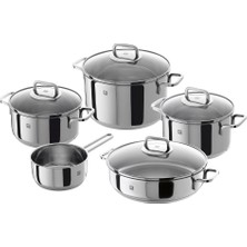 Happy Trend Zwilling Quadro – 5 Parçalı Set Pişirme Kabı, Gümüş, 58 x 35 x 30 cm