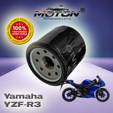 Moton Yamaha Yzf R3 Uyumlu Yağ Filtresi - Yüksek Performans Muadil Filtre (HF204 / 1WD Uyumlu)
