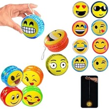Happy Trend LED Işıklı Yanıp Sönen Rengarenk Yoyo Ipli Topaç Çek Bırak Denge Yoyo Oyuncak 1 Adet