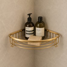 Titanium Design Gold Tekli Pirinç Duş Köşeliği/düzenleyici