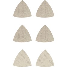 Happy Trend Bosch Accessories 6 x Expert M480 Ağ Yapı Zımpara Kağıdı Seti (Sert Ahşap, Ahşap Üzerine Boya, 93 x 93 Mm, Kum 80/120/180, Delta Zımpara Aksesuarı)