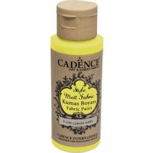 Depposite Style Matt Fabric Kumaş Boyası F-635 Limon Sarı 59 ml