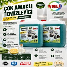 Wbrex Çok Amaçlı Temizleyici Beyaz Sirke Katkılı Yağ,pas ve Kireç Içinekonomik Boy 5 Lt* 2 Adet