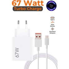 Xiaomi 67W Turbo Salise Destekli Başlık+Kablo Şarj Seti Takımı