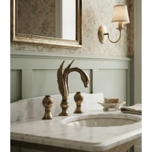 Titanium Design Nostalji Mermerden Ankastre Lavabo Bataryası
