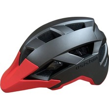 Kask Yetişkin Asistan Titanyum-Kırmızı Medium