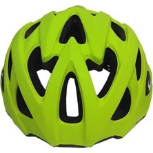 Raptor  Kask Arka LED Lambalı  Fileli  Lime Xl
