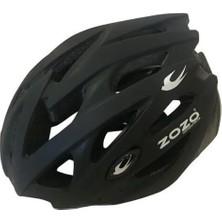 Raptor  Kask Arka LED Lambalı  Fileli  Mat Siyah - Xl