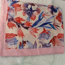 Hoaryage Soft Bambu Kraş Şal Koleksiyonu - Zengin Floral Desenler - 80X175 cm