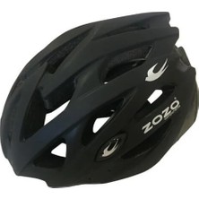 Raptor  Kask Arka LED Lambalı  Fileli  Mat Siyah - M Beden