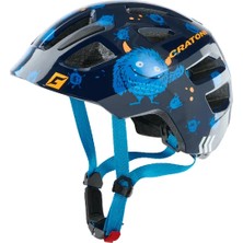 Cratoni Kask Çocuk Maxster Monster Parlak Mavi S-M