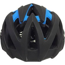 Raptor  Kask Arka LED Lambalı  Fileli Siyah/mavi - Large