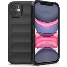 iPhone 11 Kılıf Kamera Korumalı Esnek Silikon Parmak Şeritli Axaktif