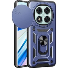 Xiaomi Poco X7 Kılıf Sürgülü Kamera Koruyucu Manyetik Standlı Tank Koruma Axaktif