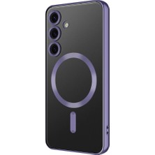 Galaxy S24 Plus Kılıf Magsafe Kamera Lens Korumalı Logo Gösteren Ince Hafif Axaktif