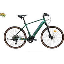 Carraro E-Sportive x Pro 10-V Di2 Automatic 28 Jant Elektrikli Şehir Bisikleti Yeşil Turkuaz Mor-Turuncu-Gümüş 48 cm