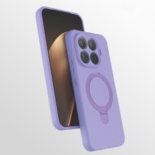 Xiaomi 15T Pro Kılıf 360 Derece Döner Standlı Magsafe Kamera Lens Korumalı Silikon Axaktif