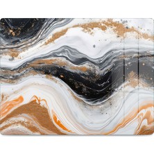 Reflexa Cam Kesme Tahtası Siyah/beyaz Mermer Desenli Çok Amaçlı 40X30 cm