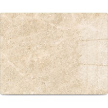 Reflexa Cam Kesme Tahtası Bej Mermer Desenli Çok Amaçlı 40X30 cm