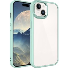 iPhone 15 Plus Kılıf Şeffaf Arka Yüz Kamera Yükseltili Silikon Axaktif