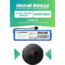 Electroll Viomi V5 Akıllı Robot Süpürge Batarya (Vrclm27t)