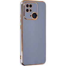 Xiaomi Redmi 10C Kılıf Volet Silikon - Mavi