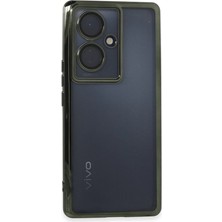 Vivo V29 Lite Kılıf Razer Lensli Silikon - Yeşil