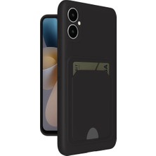 Samsung Galaxy A05 Kelvin Kartvizitli Silikon - Siyah