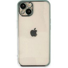 Apple iPhone 13 Kılıf Razer Lensli Silikon - Yeşil