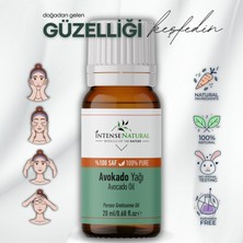 Intense Natural Avokado Yağı Soğuk Sıkım 20 ml %100 Saf ve Doğal Avocado Carrier Oil