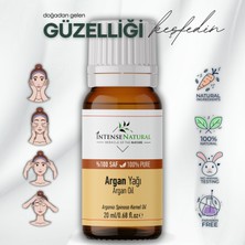 Intense Natural Argan Yağı Soğuk Sıkım 20 ml %100 Saf ve Doğal Argania Spinosa Oil