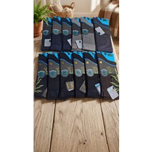Pro Bambu Şeker (Diyabet) Çorabı; Dikişsiz; Asorti 12'li Paket; 40-45