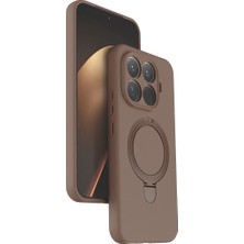 Xiaomi Mi 15T Pro Regal Magsafe Standlı Kapak - Çöl Titanyum