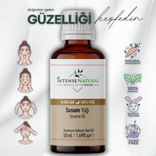 Intense Natural Susam Yağı Soğuk Sıkım 50 ml %100 Saf ve Doğal Sesame Oil