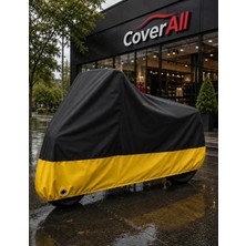 Coverall Rks Titanic 200 (Siyah- Sarı Parç.)Motosiklet Brandası,su Geçirmez (Çantasız Motor)