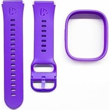 TeknoKapsül Wiky Watch 5 Plus Akıllı Saat Yedek Kayışı – Kasa Kordon Set – Mor