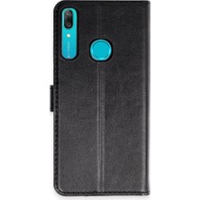 YM PAZARLAMA Huawei Y6 Prime Kılıf Trend S Plus Kapaklı Kılıf - Siyah