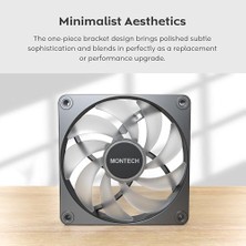 TeknoKapsül GF120 V2 Argb Pwm 120MM Kasa Fanı – 3’lü Set, Yüksek Hava Akışı, Hidrolik Rulman, Sessiz Performans, Canlı Argb Aydınlatma, 6×6 Fan Hub Dahil, Siyah