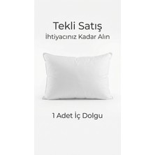 Destiva Home 1’li Premium Boncuk Silikon Kırlent Içyastık 40X60 cm 400 gr Dolgun Çökme Yapmaz Vakumlu Yıkanabilir
