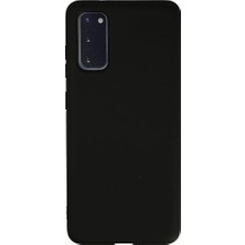 YM PAZARLAMA Galaxy S20 Kılıf Nano Içi Kadife Silikon - Siyah