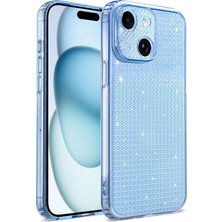 Teleplus iPhone 14 Kılıf Uzy Diamond Texture Taşlı Kapak