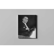 Fotolyo Atatürk Tablosu; Smokin Giyimli 2. Siyah - Beyaz