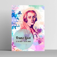 Fotolyo Franz Liszt Sanatçı Sanatçı Illüstrasyonu Tablo