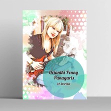 Fotolyo Orianthi Penny Panagaris Sanatçı Illüstrasyonu Tablo