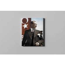 Fotolyo Atatürk Tablosu; Şık Takım Elbiseli 2. Renkli