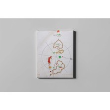 Fotolyo Piri Reis Kitab-I Bahriye Karo ve Antikaro Haritası