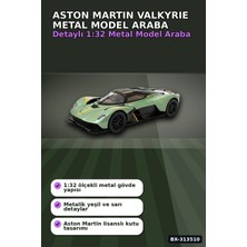 sbodurhome 1:32 Aston Martin Valkyrie Çek Bırak Metal Model Araba - Diecast Oyuncak BX-313510
