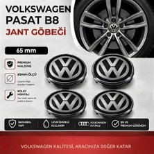 Universal Volkswagen Uyumlu Pasat B8 Tip Jant Göbeği Arması 65 mm